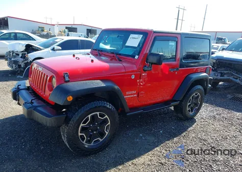 2012 Jeep Wrangler Sport из США, поврежденный, VIN 1C4AJWAG9CL266538